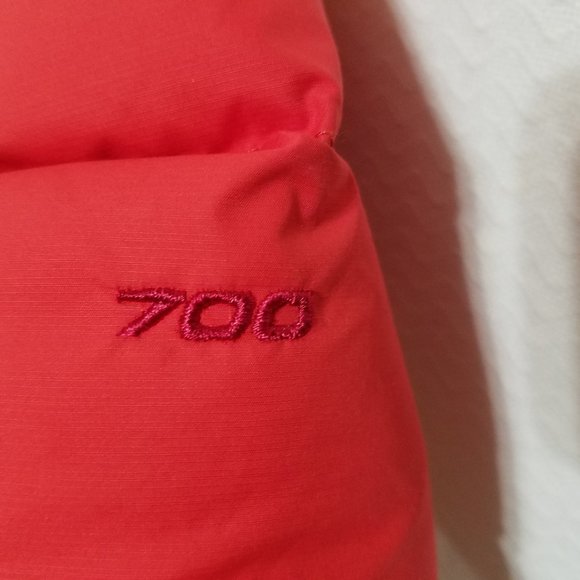 North Face Womens XS Pink Nuptse Puffer Jacket 700 Down Vintage Winter Coat Ski - Picture 5 of 10